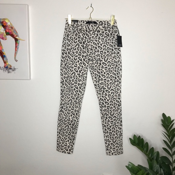 Joe’s Jeans Leopard Print High Rise Ankle Jeans 27 - Picture 1 of 6